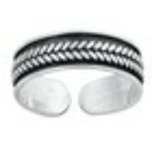 Sterling Silver Bali Design Toe Ring ( New).
